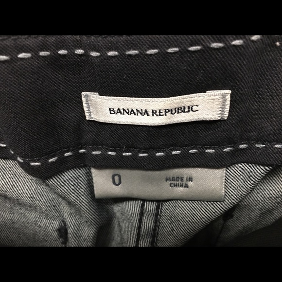 Banana Republic Dark Denim Trouser Leg Jeans - Picture 3 of 9